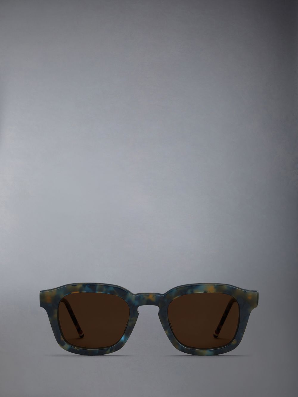 Thom Browne Tortoise Acetate Rectangular メンズ サングラス 青 | XUL20J22623