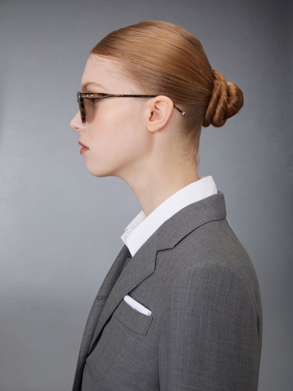 Thom Browne Tortoise Acetate Round レディース サングラス ブラウン | NHN91X41844