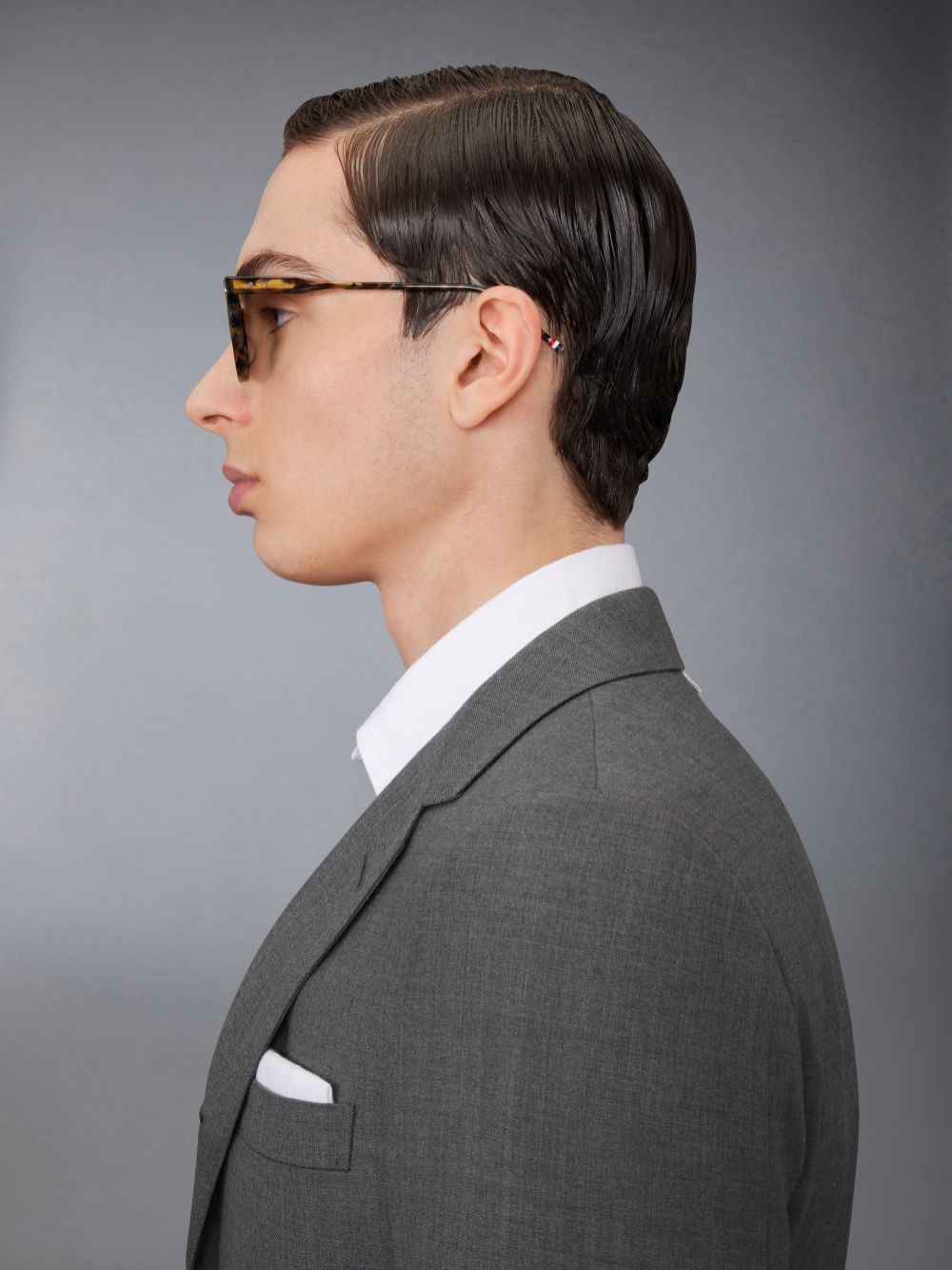 Thom Browne Tortoise Acetate Round レディース サングラス ブラウン | NHN91X41844