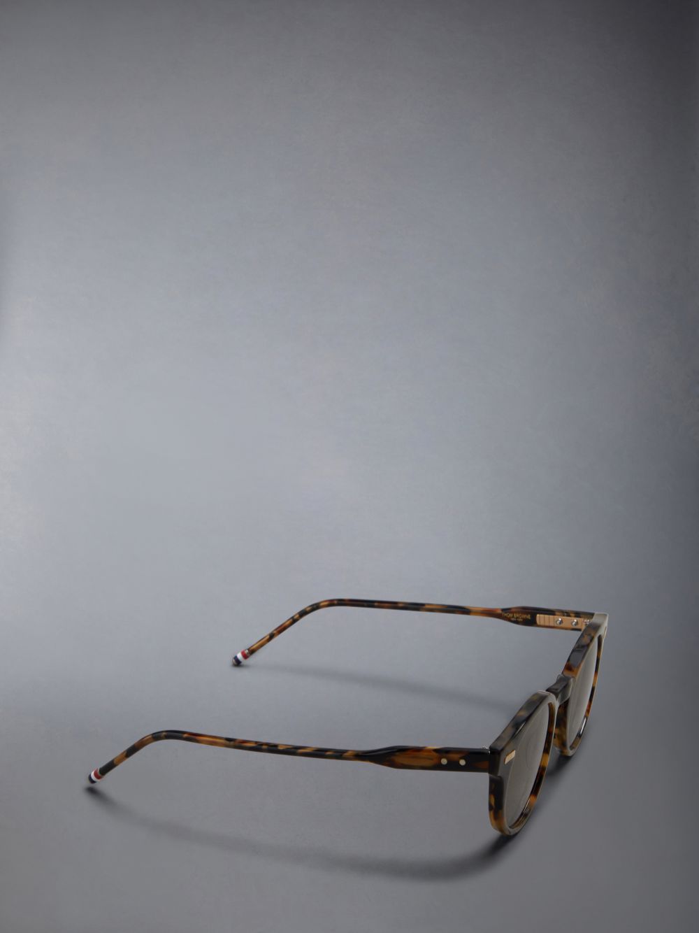 Thom Browne Tortoise Acetate Round レディース サングラス ブラウン | NHN91X41844