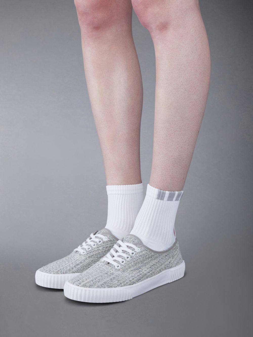 Thom Browne Tweed Heritage レディース スニーカー グレー | PCN58J19107