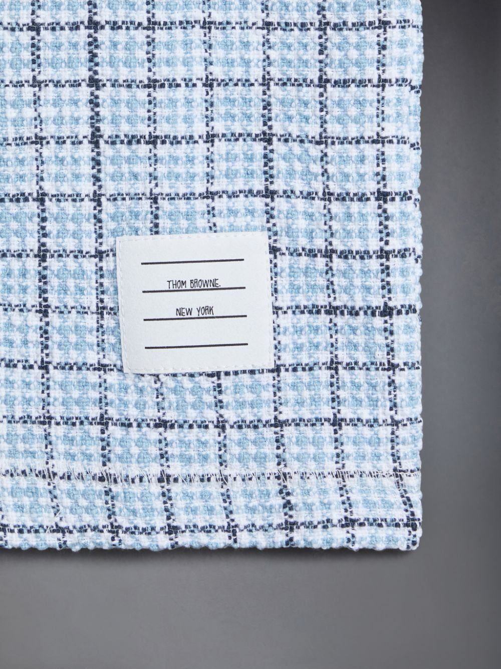 Thom Browne Tweed Jersey Boxy ガール Tシャツ 青 | CWS75C95788
