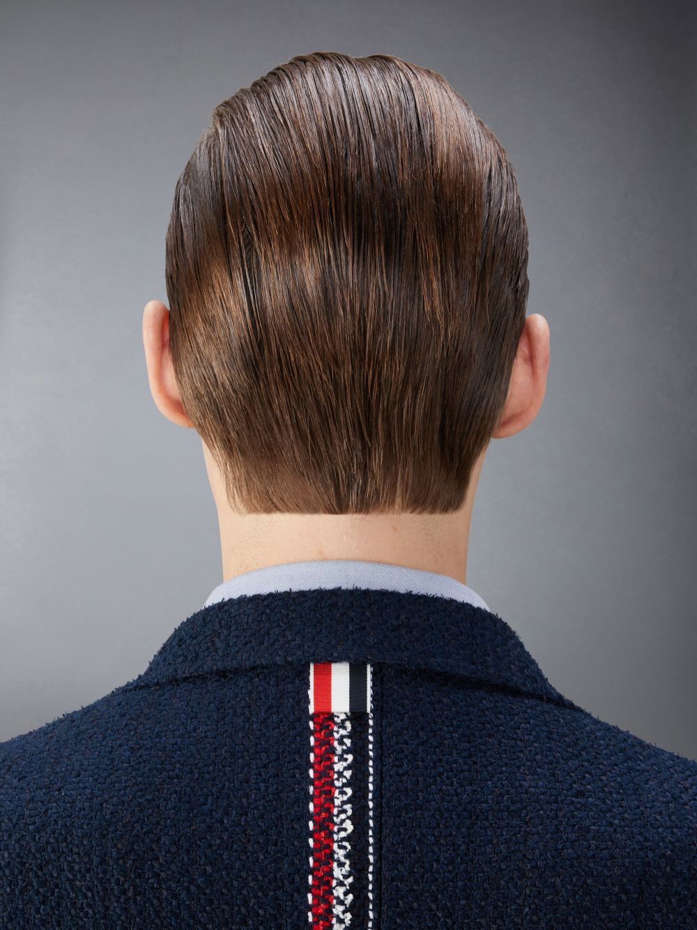 Thom Browne Tweed Unstructured Sack Sport メンズ コート 青 | JWR07E80391