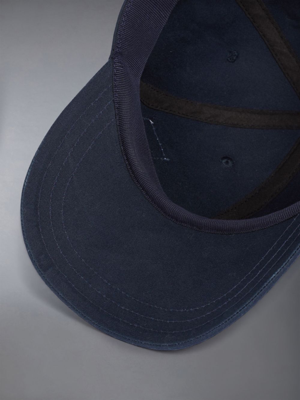 Thom Browne Twill Classic 6-Panel Baseball メンズ キャップ 青 | DQS50J46901