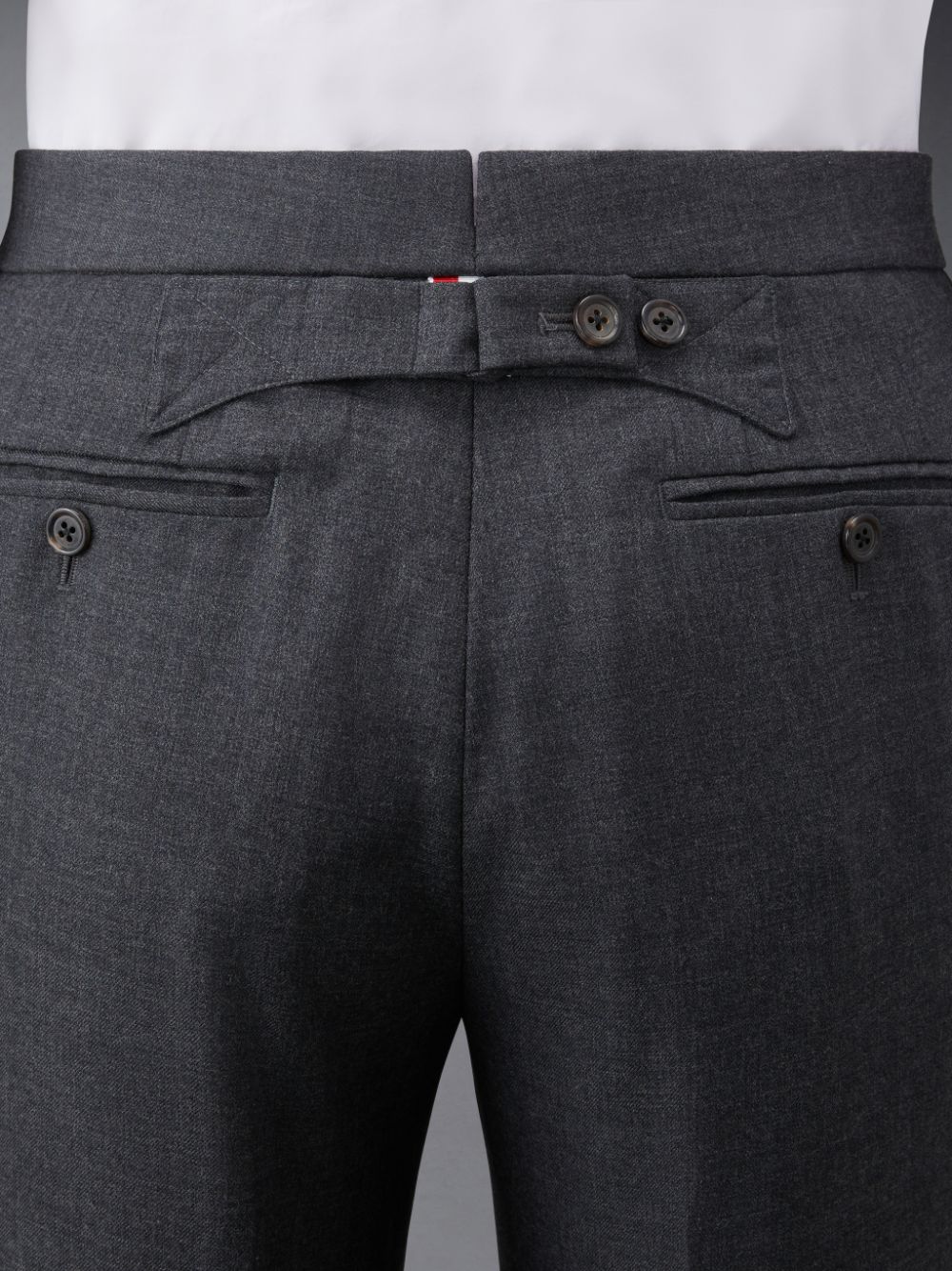 Thom Browne Twill Classic Backstrap レディース パンツ グレー | RUF03W54530