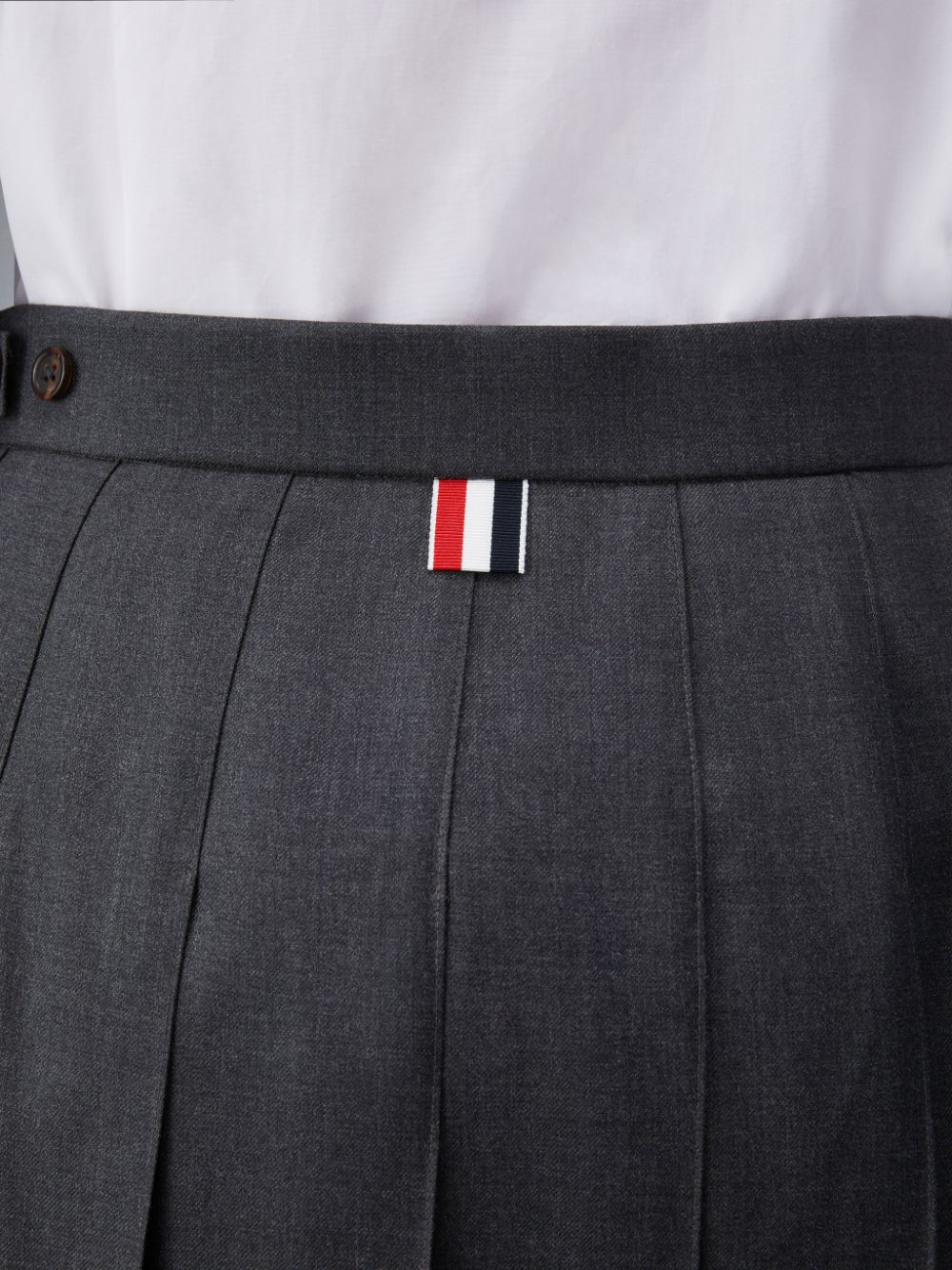 Thom Browne Twill Pleated Long レディース スカート グレー | GKT85F32001