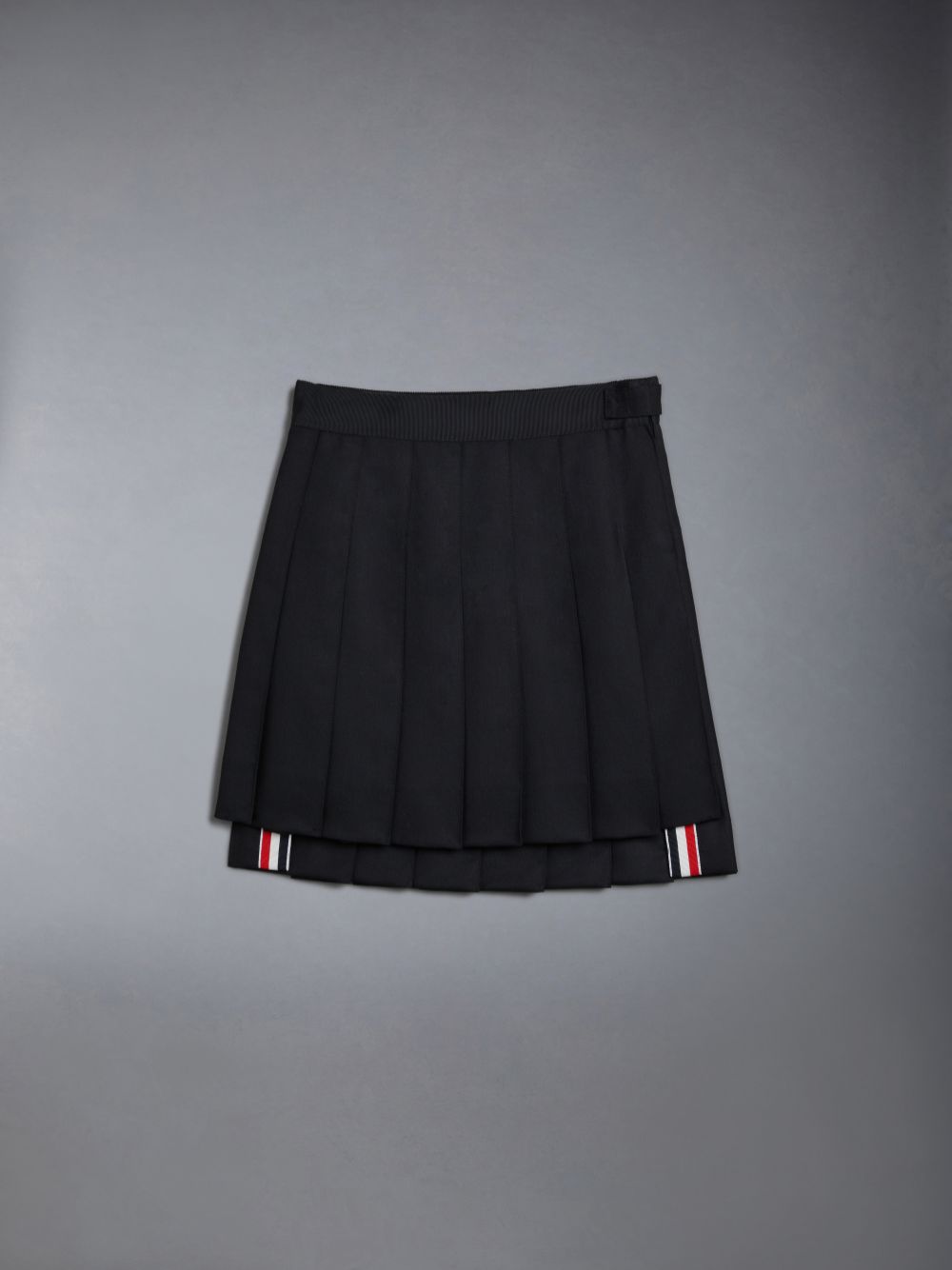 Thom Browne Twill Pleated Mini ガール スカート 黒 | QDU04L00775