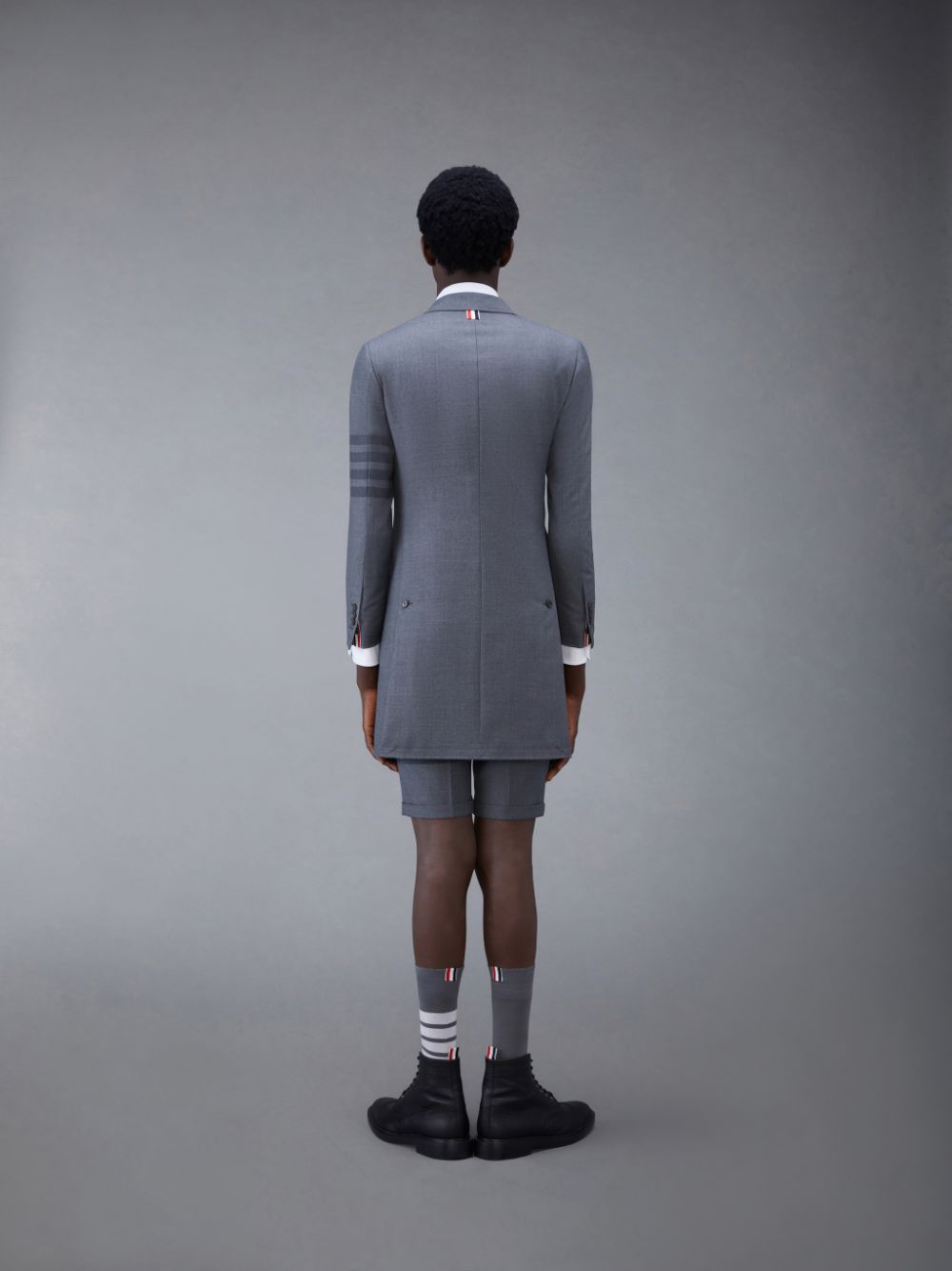 Thom Browne Twill School Uniform Slim Fit Chesterfield メンズ コート グレー | PHN82K25346