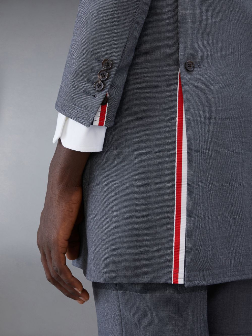Thom Browne Twill School Uniform Slim Fit Chesterfield メンズ コート グレー | PHN82K25346