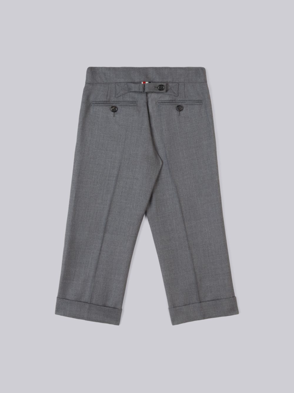Thom Browne Twill Wool Classic ボーイ パンツ グレー | JSP71O12389