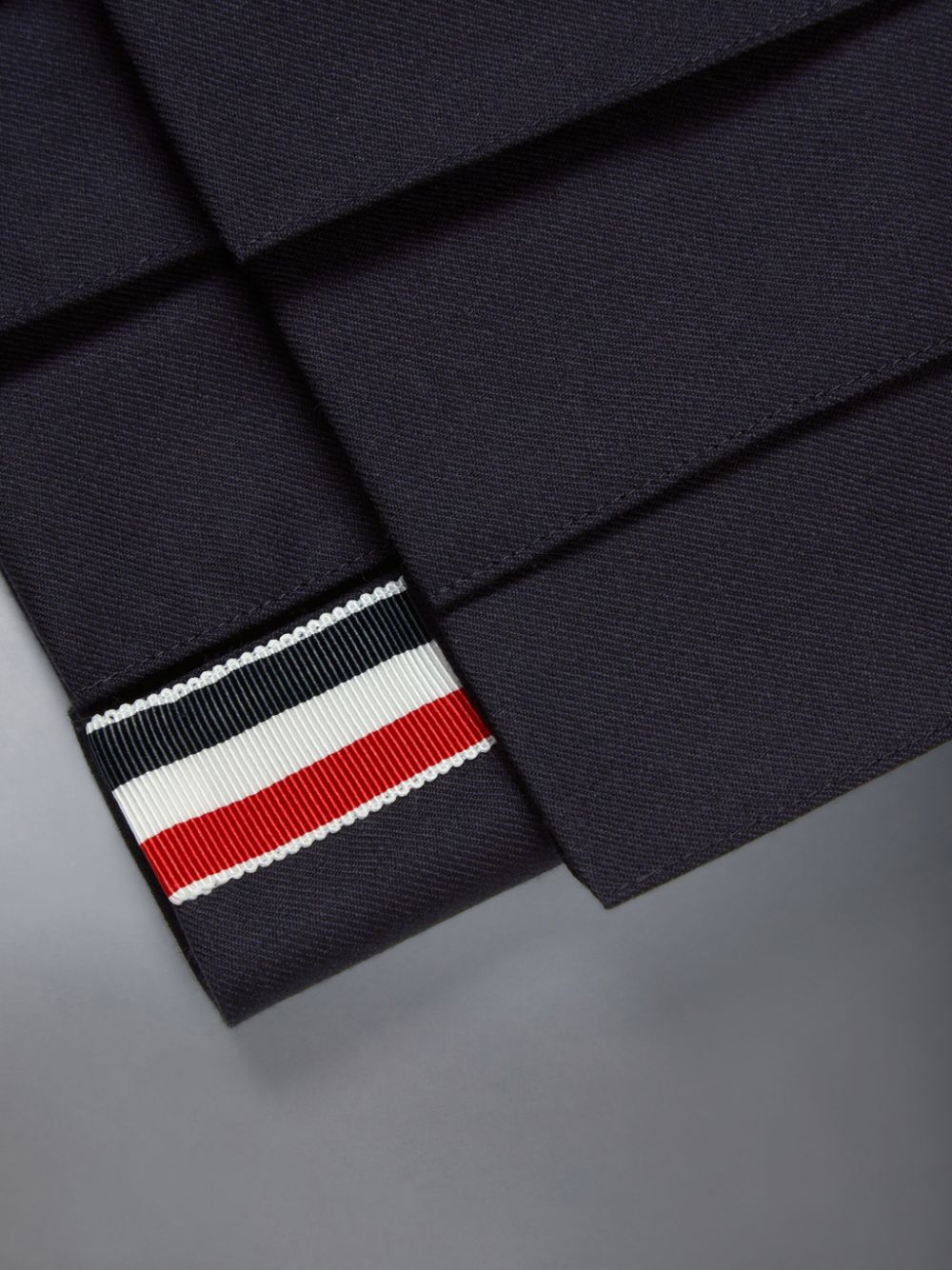 Thom Browne Twill Wool Pleated Mini ガール スカート 青 | CHU60C34024