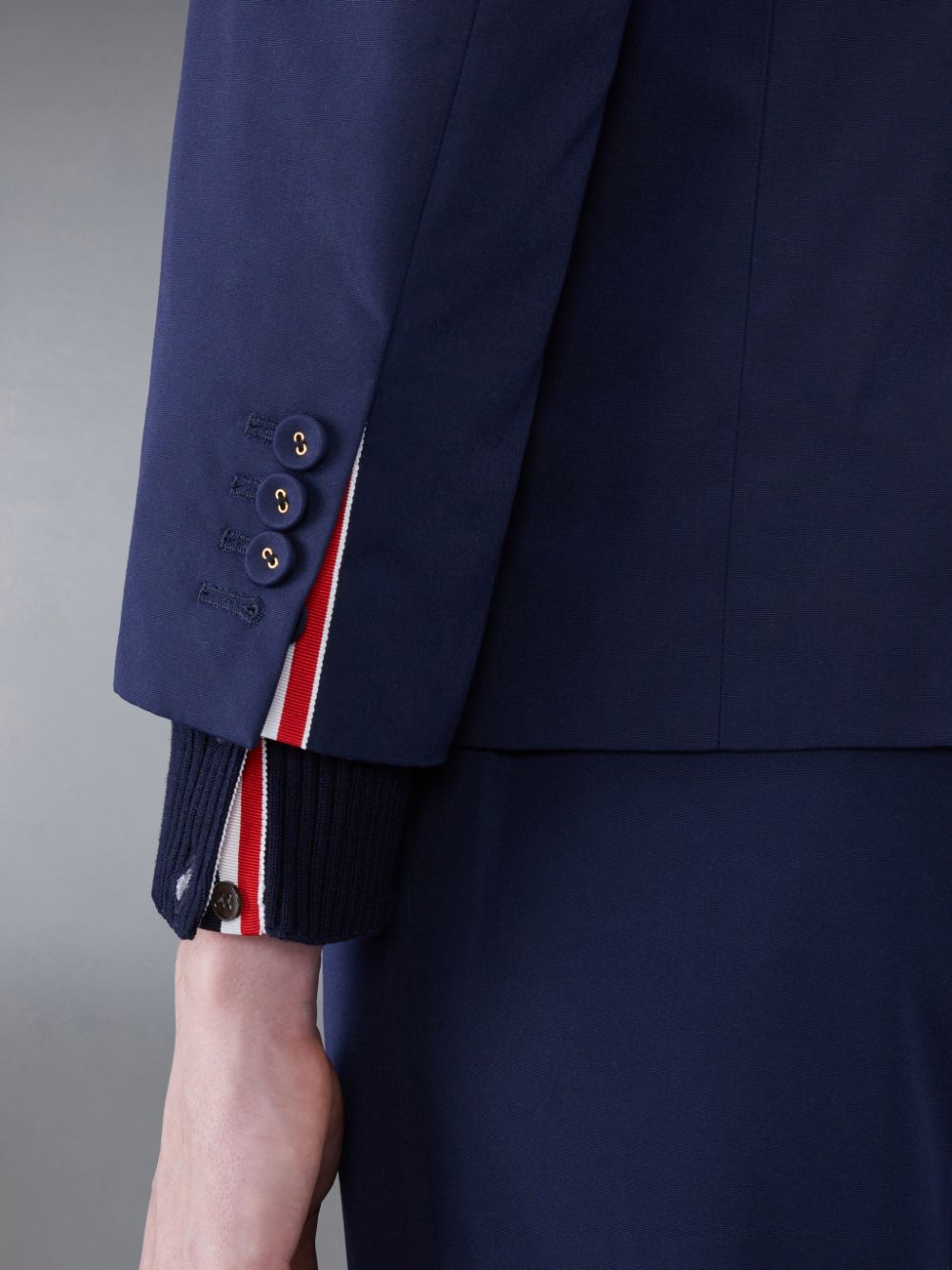 Thom Browne Typewriter Cloth Armband Straight Fit Sport メンズ コート 青 | IJT67C81688