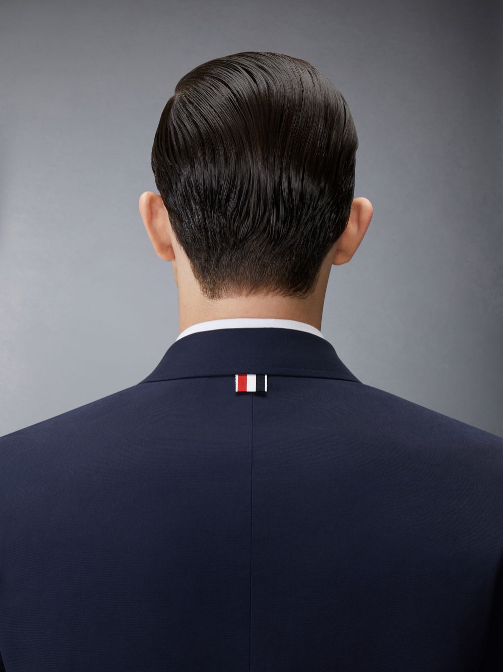 Thom Browne Typewriter Cloth Grosgrain Placket Sport メンズ コート 青 | HEQ95B35558