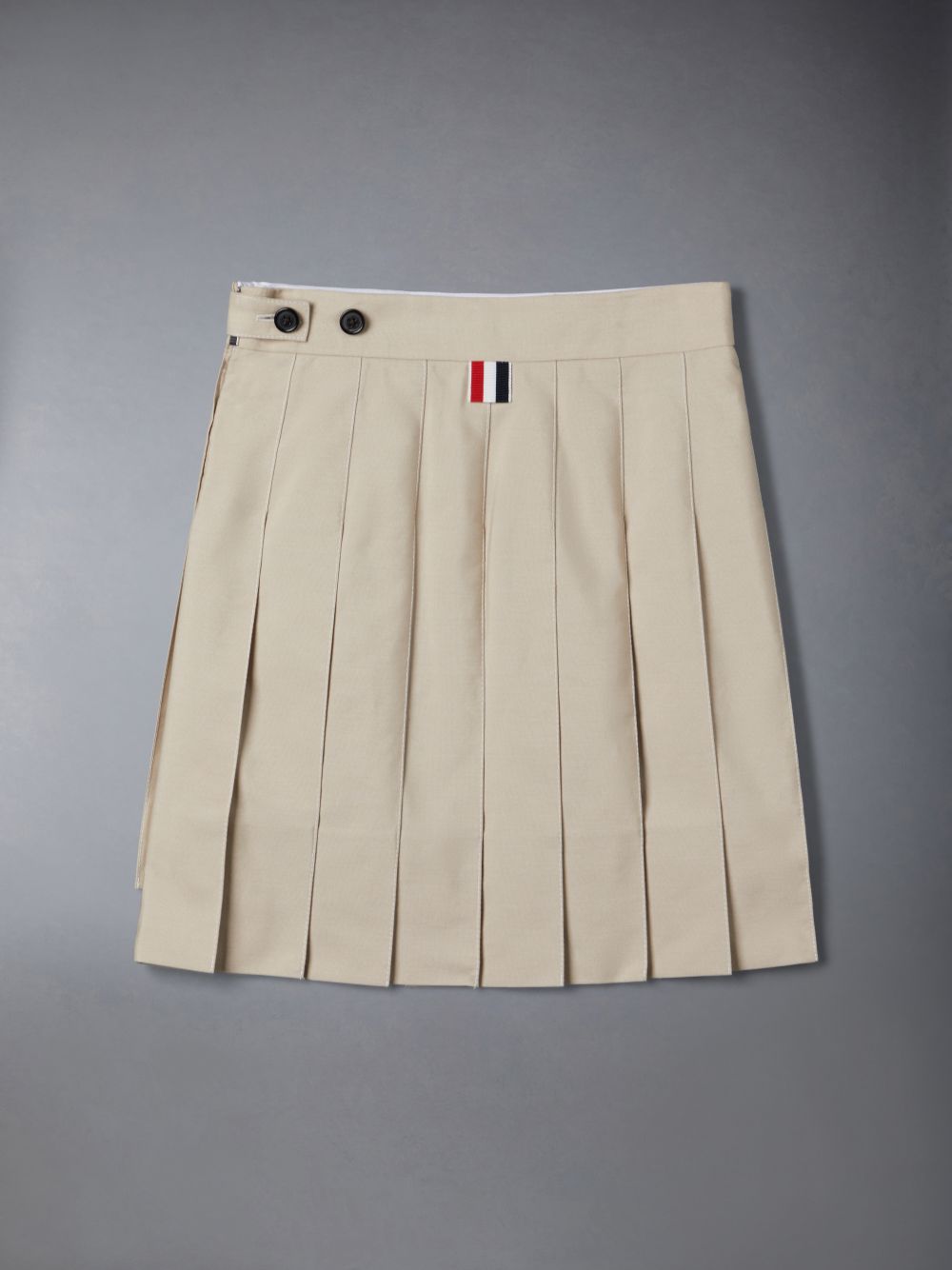 Thom Browne Typewriter Pleated Mini ガール スカート ブラウン | XQN02Q44711