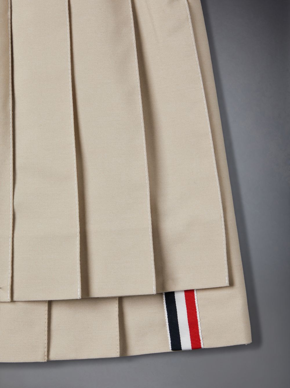 Thom Browne Typewriter Pleated Mini ガール スカート ブラウン | XQN02Q44711