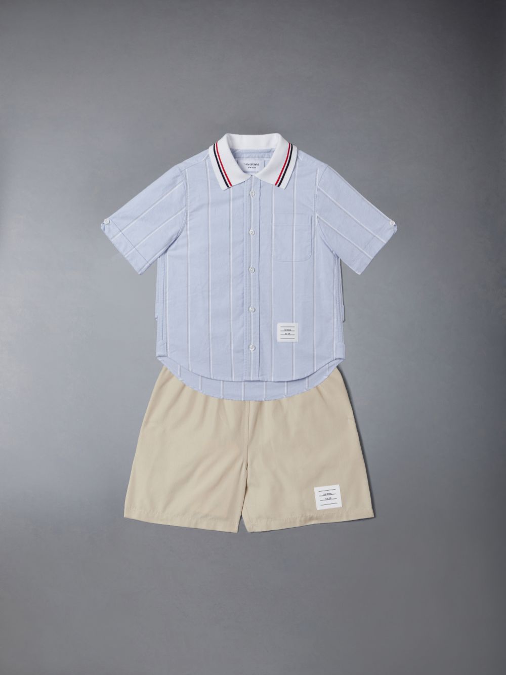 Thom Browne Typewriter Rugby ボーイ ショートパンツ ブラウン | GCF81J56395