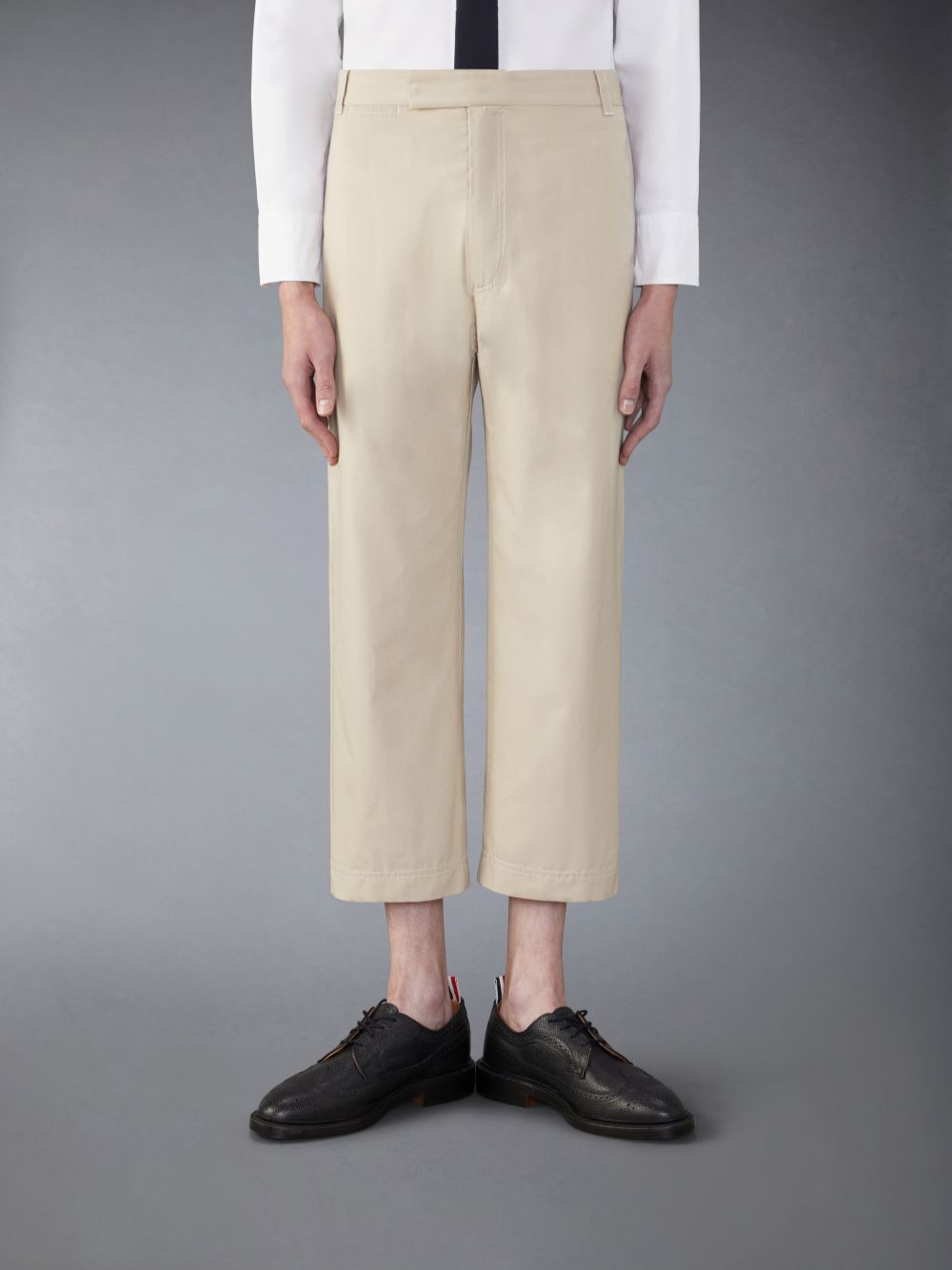 Thom Browne Typewriter Straight Leg メンズ パンツ ベージュ | VKJ01X27310