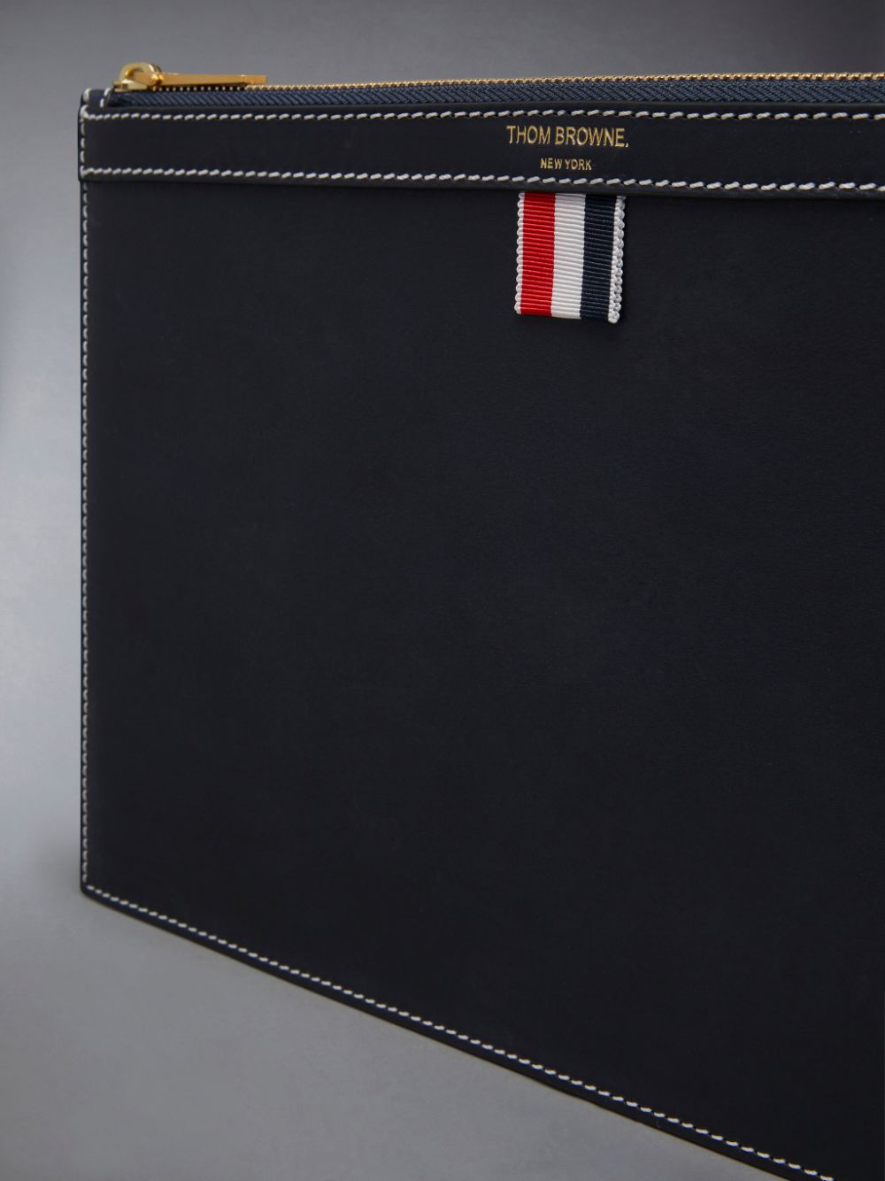 Thom Browne Vacchetta Leather Small メンズ カードケース 青 | CML03D49870