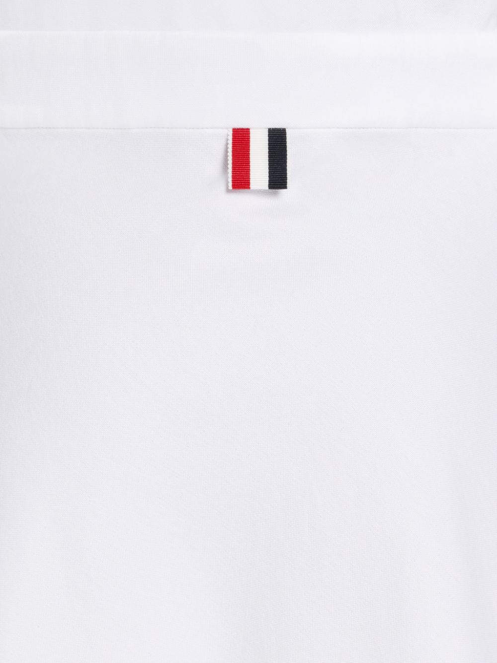 Thom Browne White Oxford High Waisted A-Line Below The Knee Shirt レディース ワンピース 白 | DMK70M04270