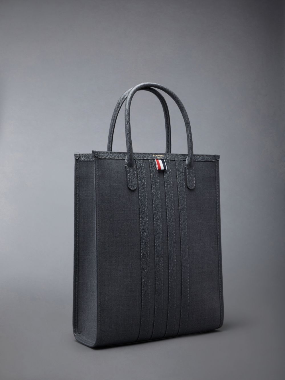 Thom Browne Wool 4-Bar メンズ トートバッグ グレー | HYI82V44206
