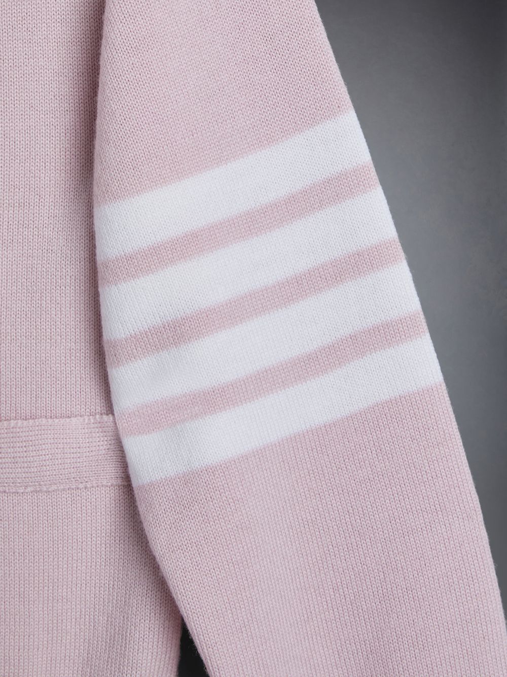 Thom Browne Wool Cashmere 4-Bar Hector Classic ガール カーディガン ピンク | LOQ80D42605