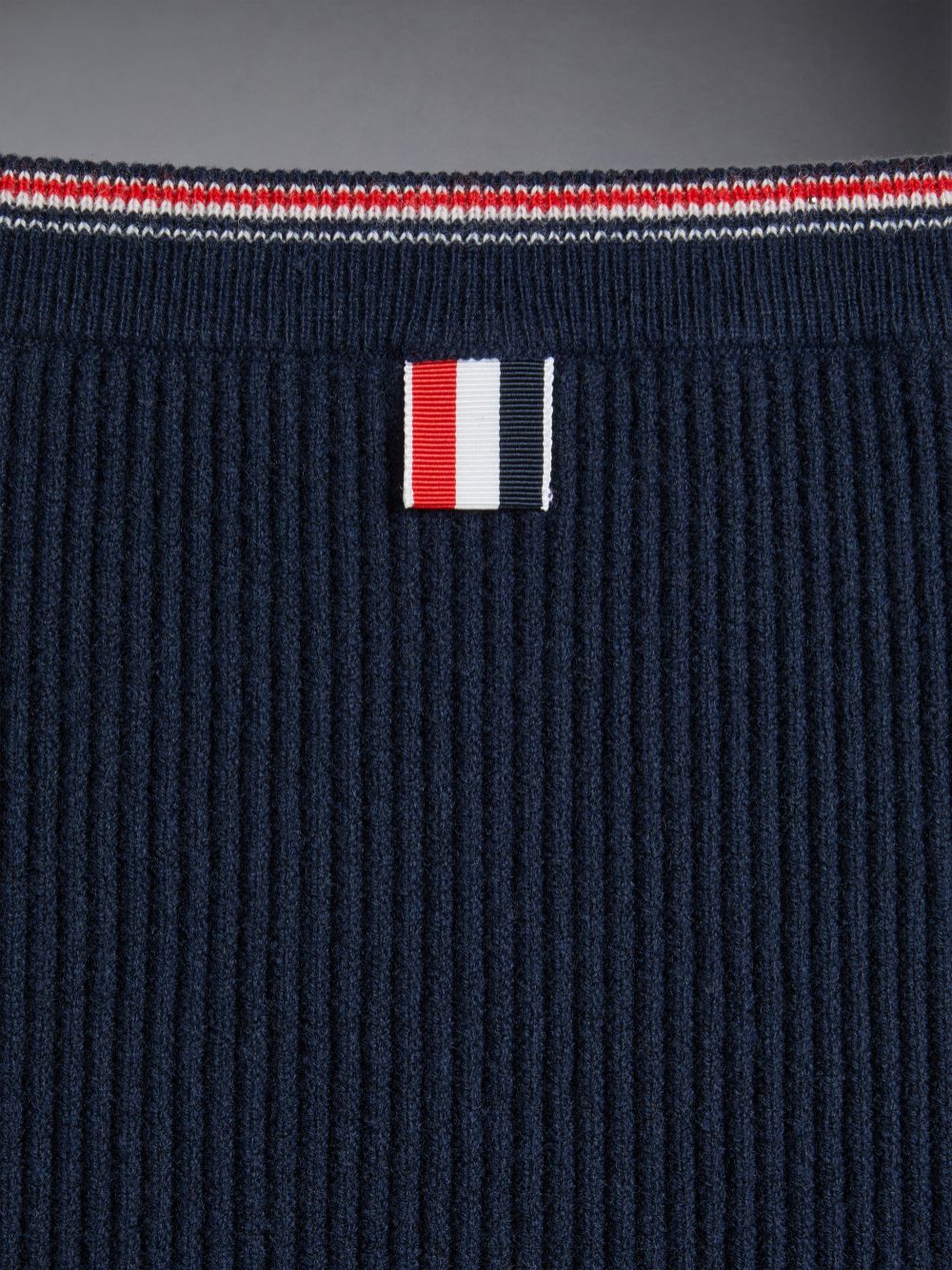 Thom Browne Wool Cashmere ガール スカート 青 | BJS11R99434