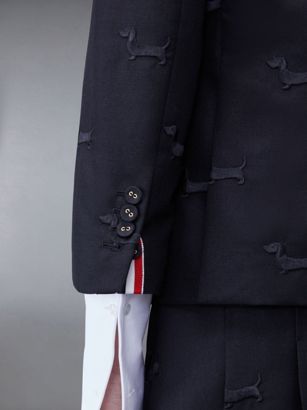 Thom Browne Wool Classic Hector Sport レディース コート 黒 | RHL42K86536