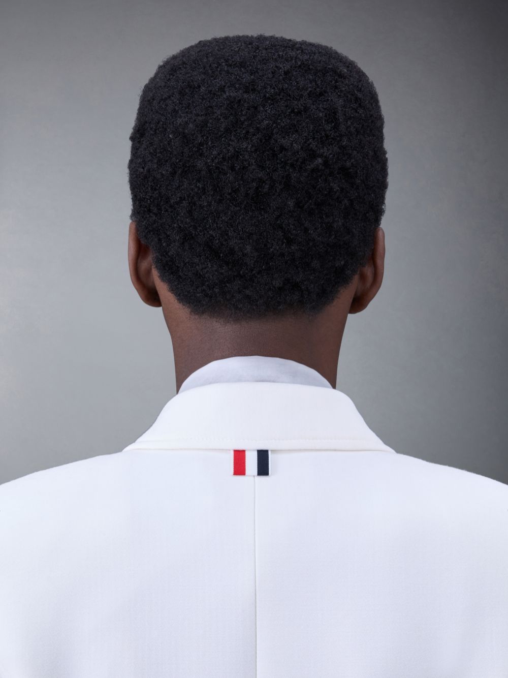 Thom Browne Wool Crepe Moulded Shoulder Maxi レディース ワンピース 白 | FWX51U07968