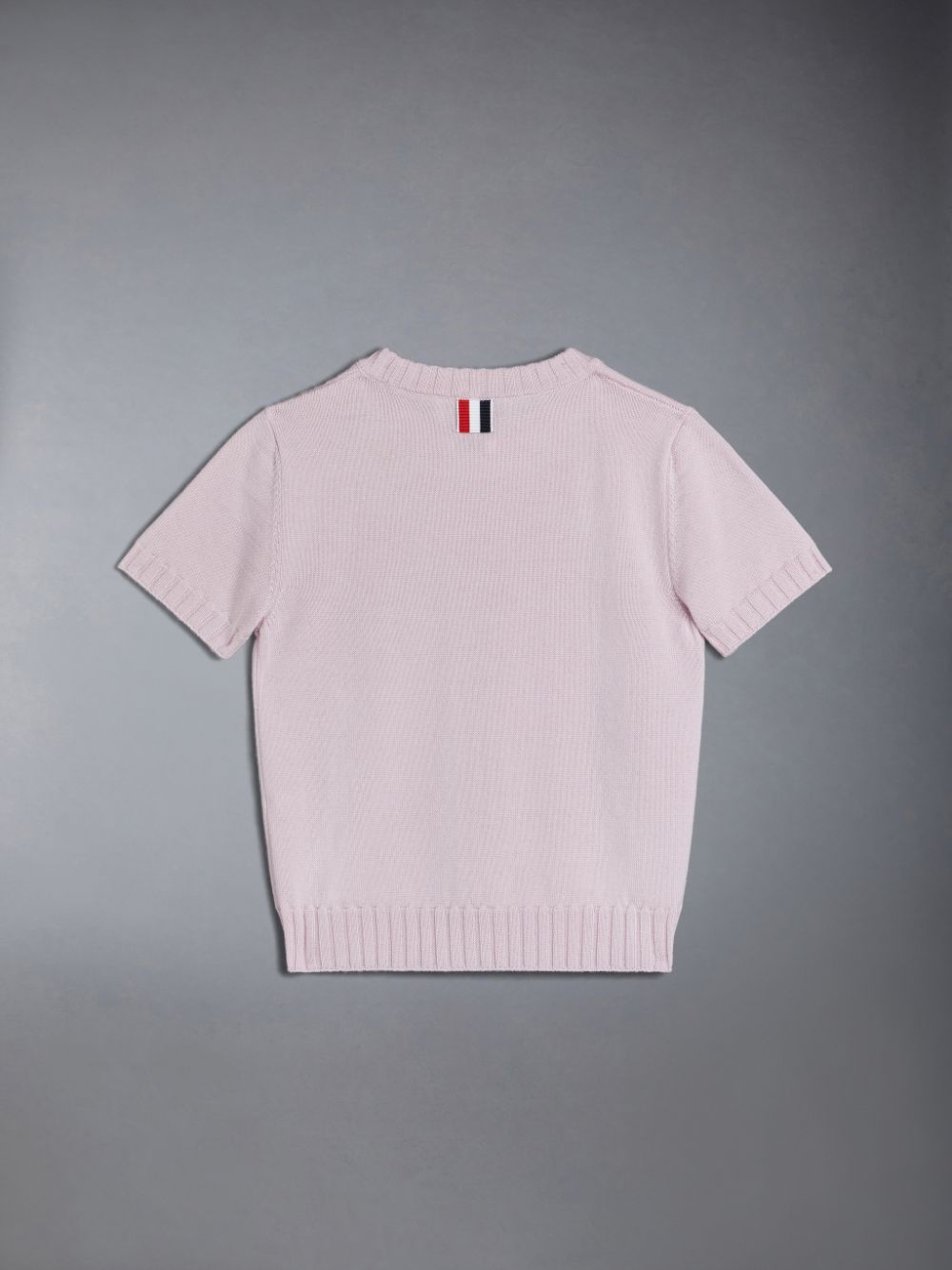 Thom Browne Wool Knit ボーイ Tシャツ ピンク | KWB61Z22435