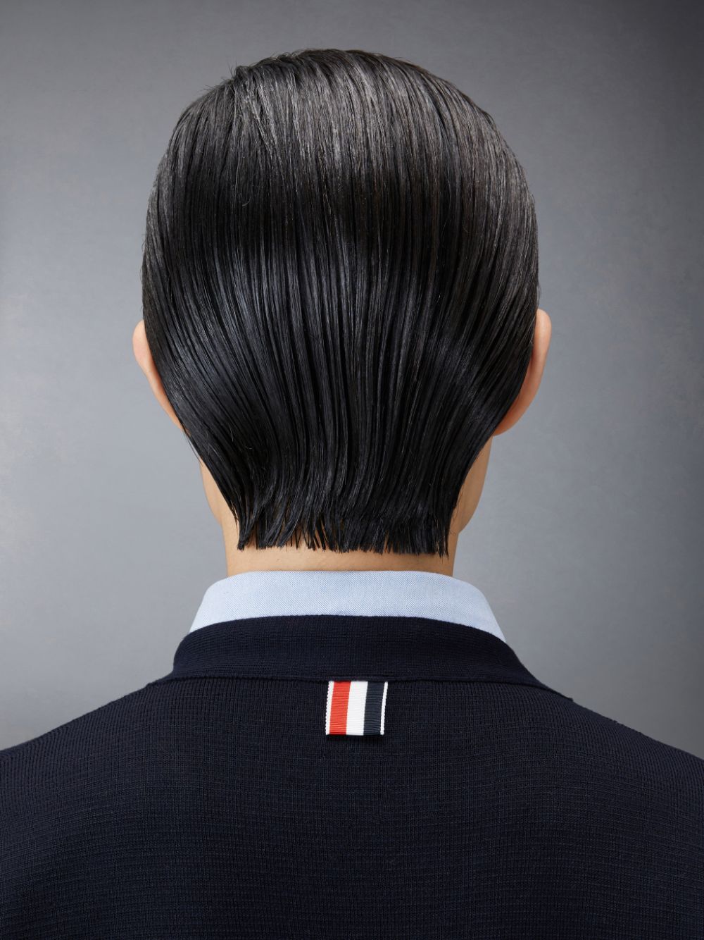 Thom Browne Wool Long V-Neck レディース カーディガン 青 | JUJ58S32877
