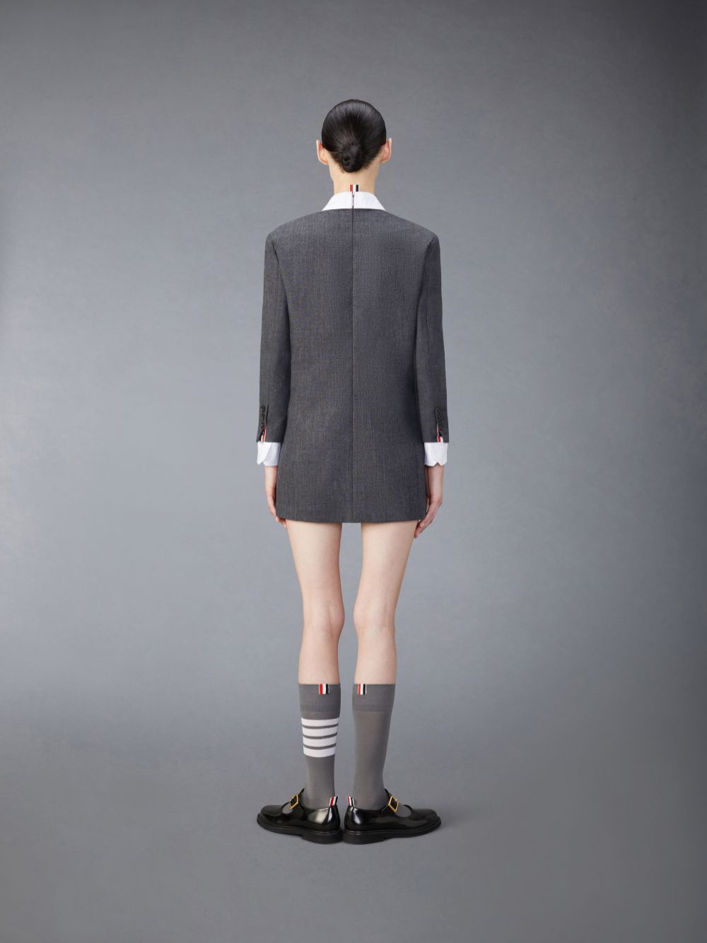 Thom Browne Wool Mini Shift レディース ワンピース グレー | QXX41E07975