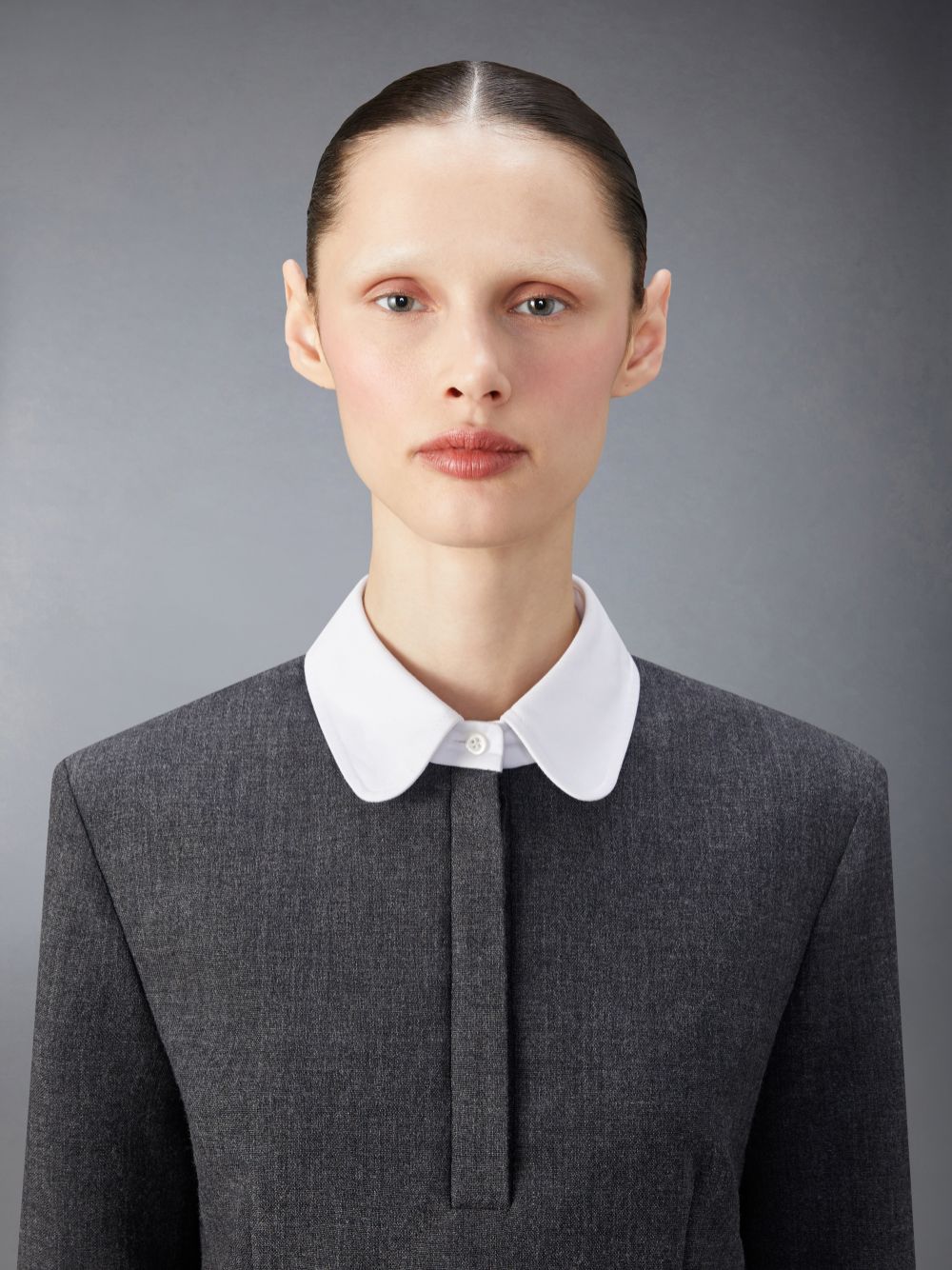 Thom Browne Wool Mini Shift レディース ワンピース グレー | QXX41E07975