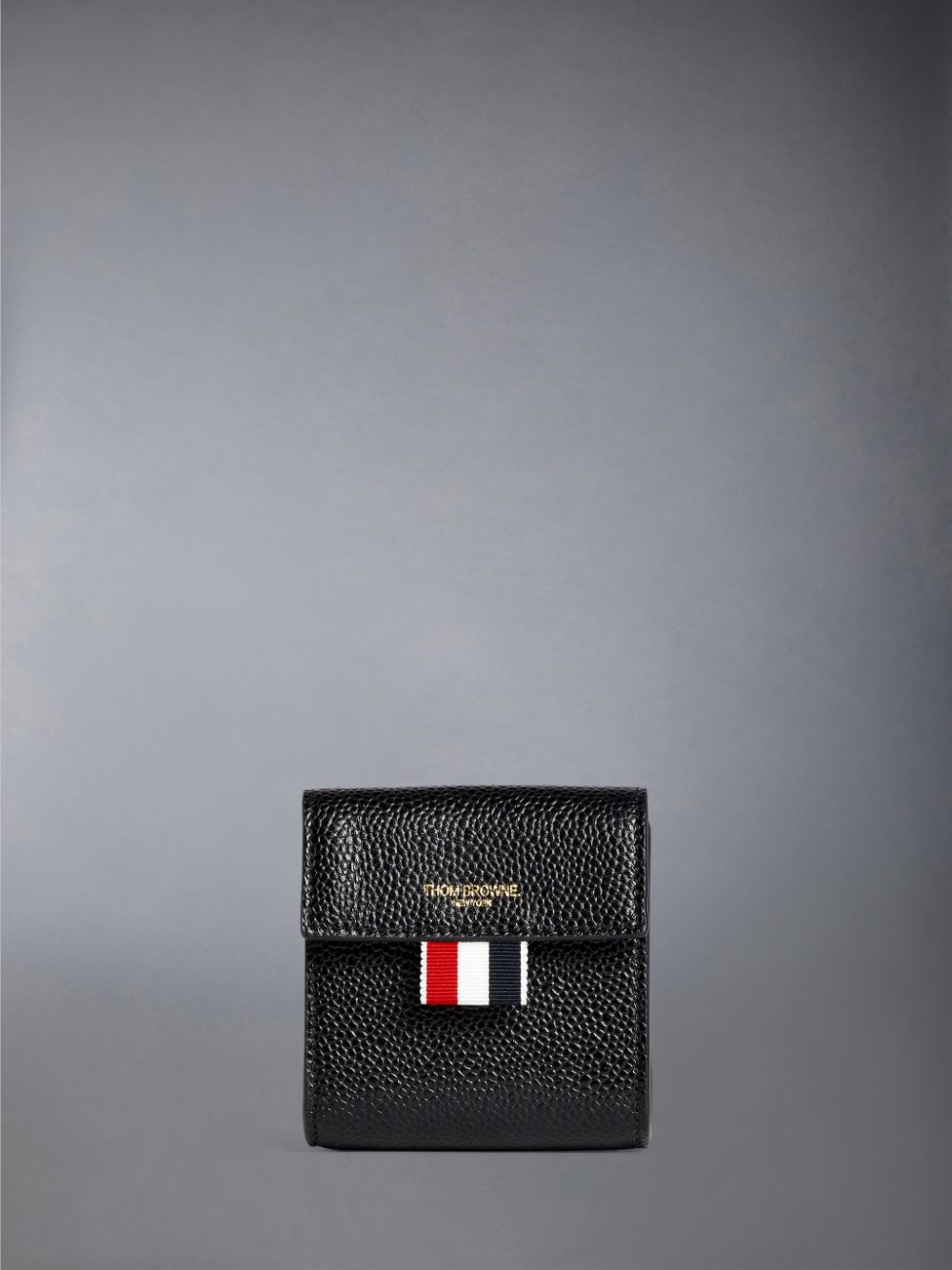 Thom Browne leather coin purse レディース 財布 黒 | UPJ38G53867